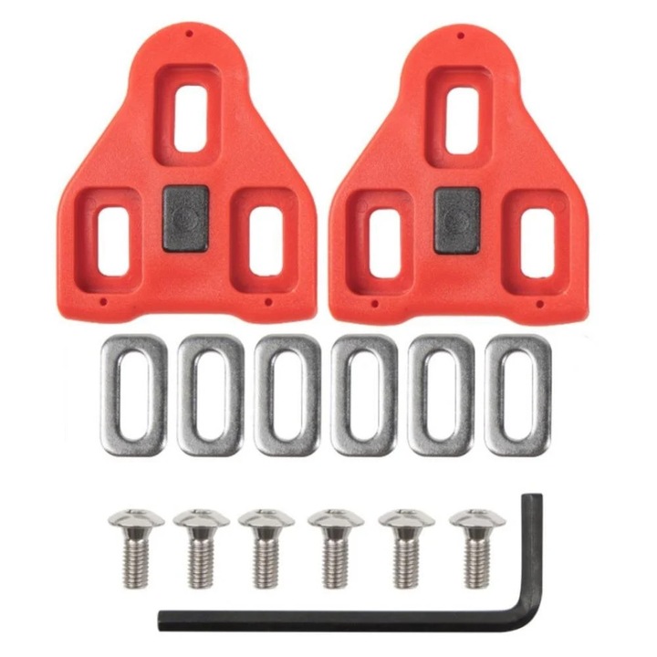 Комплект самозаключващи се велосипедни педали, найлонов материал, леки, за шосейни велосипедни обувки