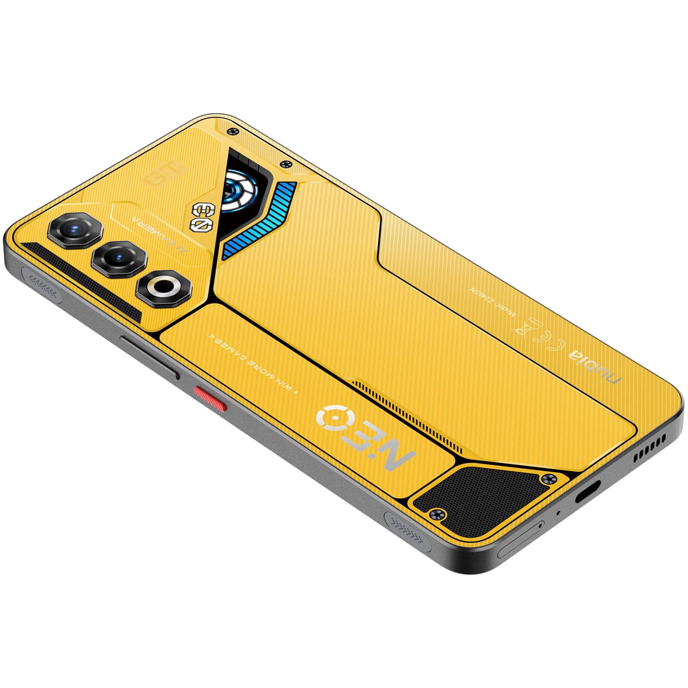 RESIGILAT: Telefon mobil ZTE nubia NEO 3GT, Dual SIM, 12GB, 256GB, 5G, Yellow