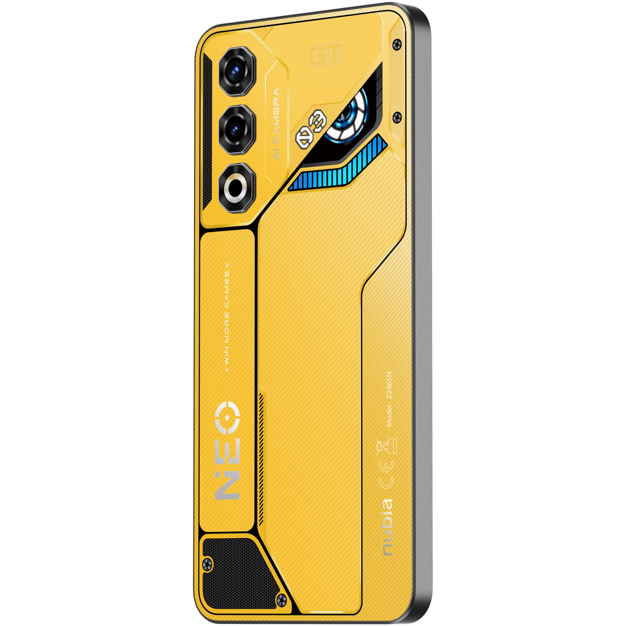 RESIGILAT: Telefon mobil ZTE nubia NEO 3GT, Dual SIM, 12GB, 256GB, 5G, Yellow