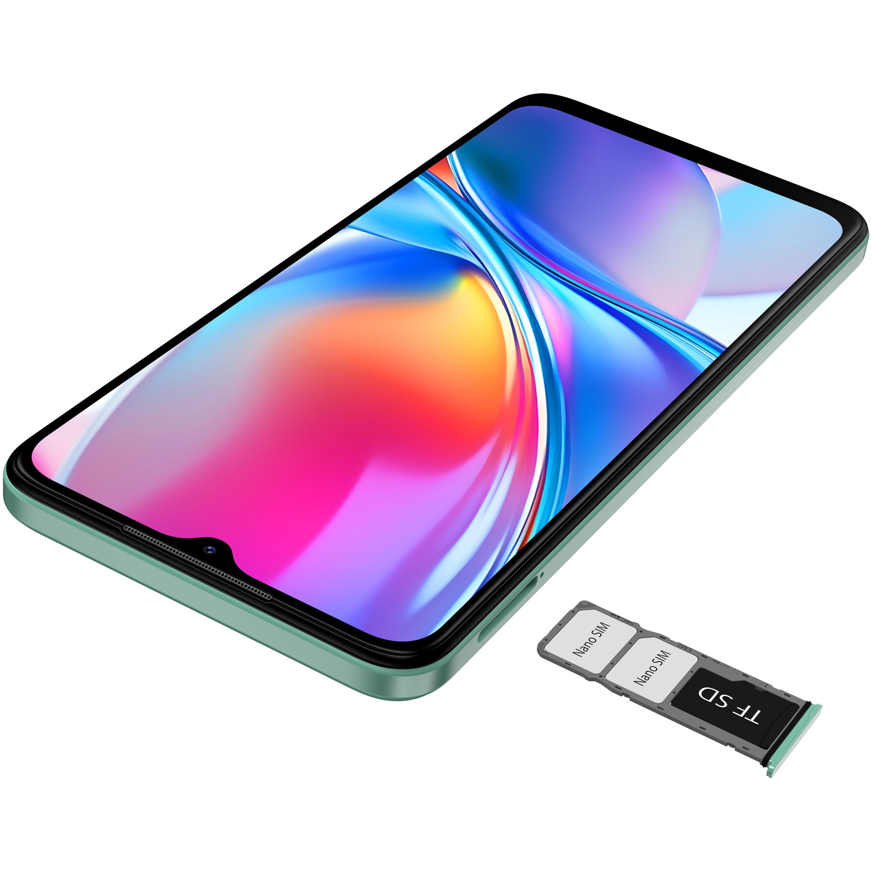 Telefon mobil ZTE Blade A35e, Dual SIM, 2GB, 64GB, 4G, Verde