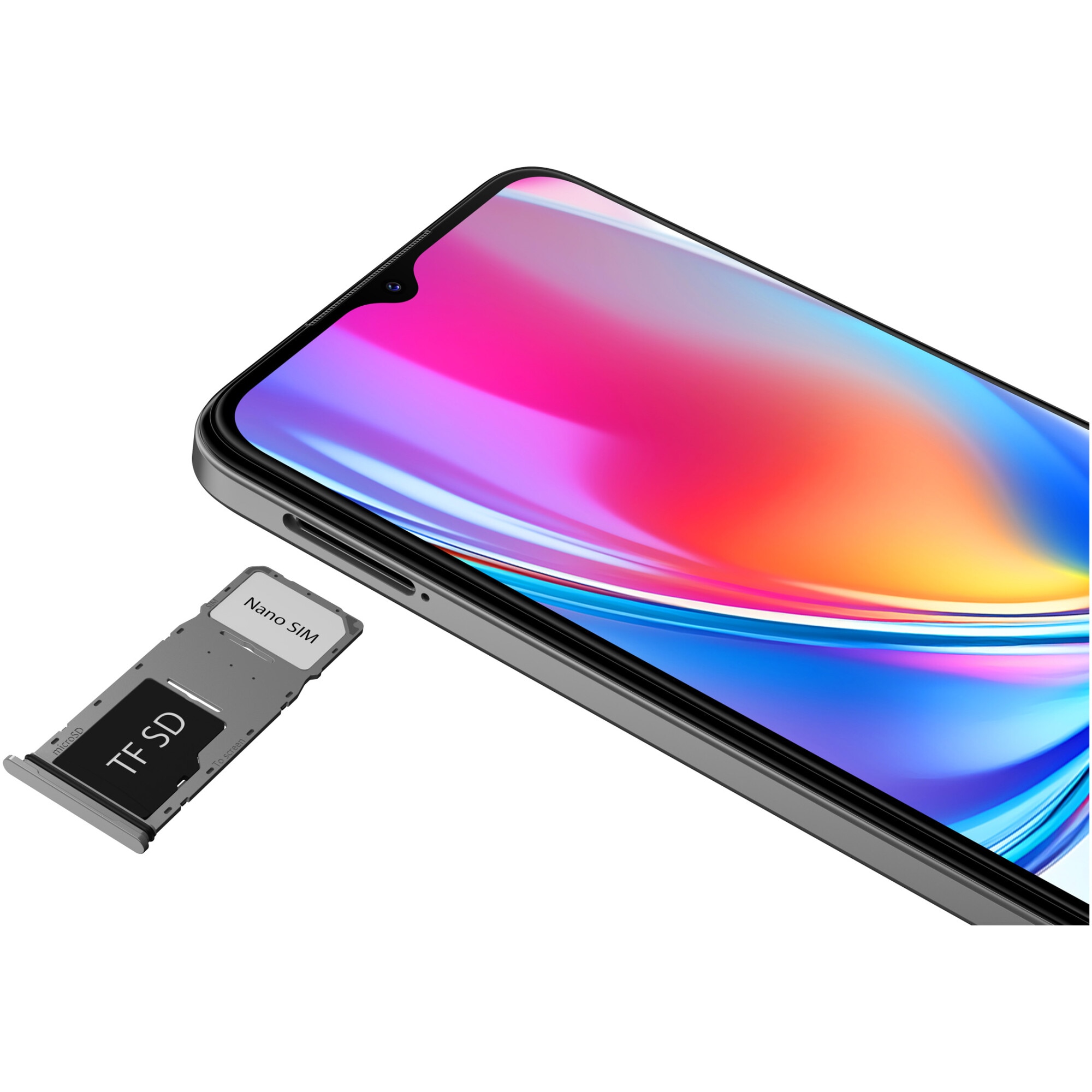 Telefon mobil ZTE Blade A35e, Dual SIM, 2GB, 64GB, 4G, Gri