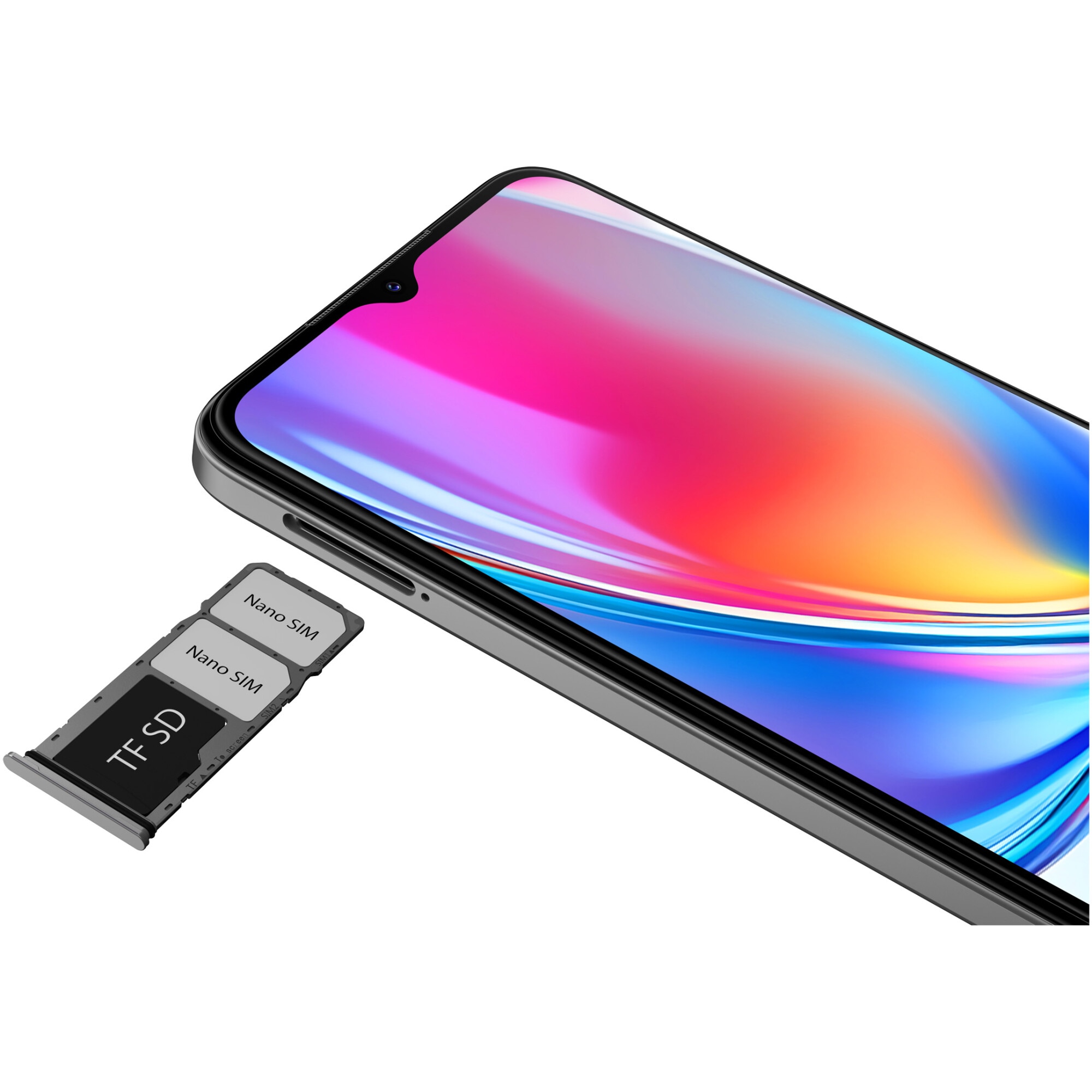 Telefon mobil ZTE Blade A35e, Dual SIM, 2GB, 64GB, 4G, Gri