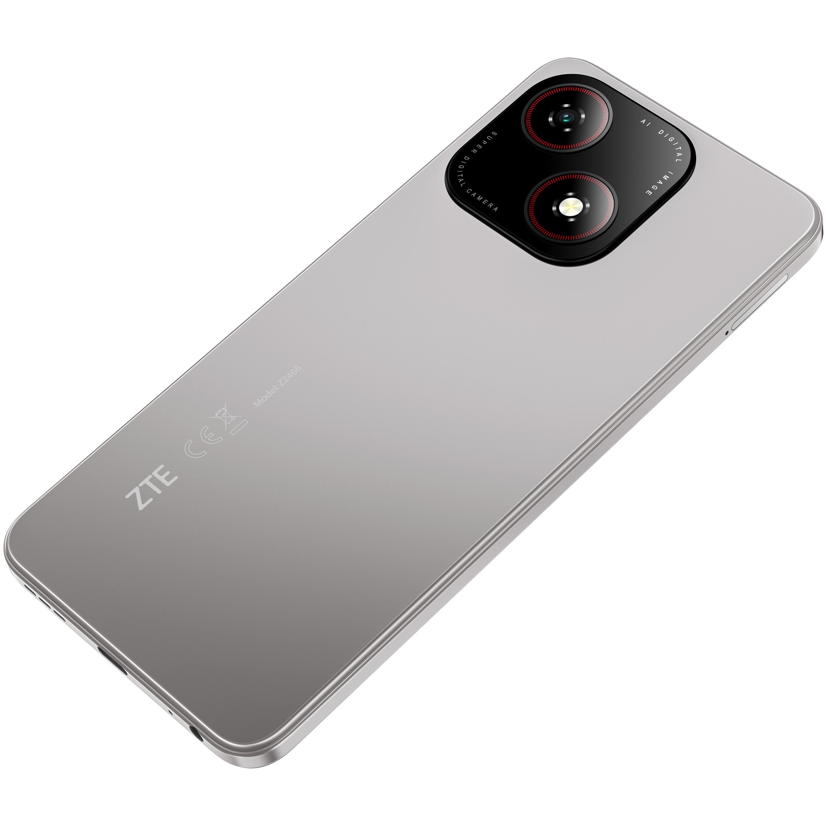 Telefon mobil ZTE Blade A35e, Dual SIM, 2GB, 64GB, 4G, Gri