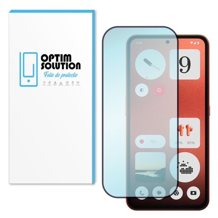 Gallant 5D edzett üvegfólia Nothing CMF Phone 2 Pro készülékhez, OPTIM SOLUTION, 9H ellenállás (robbanásgátló) teljes felületű ragasztással, HD tisztaság, teljes ragasztó, törhetetlen szélek, Optim védelmi technológia, tiszta látás, fekete