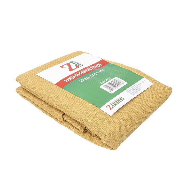 Квадратно платно за абажур, 3x3 м, кремаво, Z-TOOLS / ZTS9458