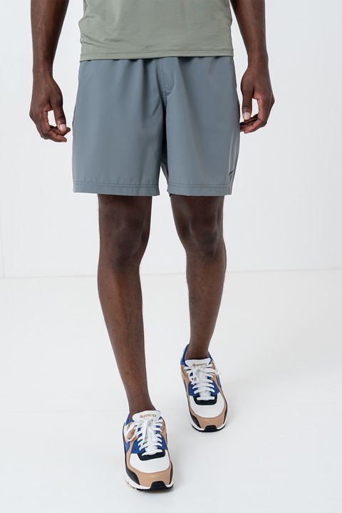 Nike, Pantaloni scurti cu tehnologie Dri-FIT pentru antrenament, Gri cenusiu