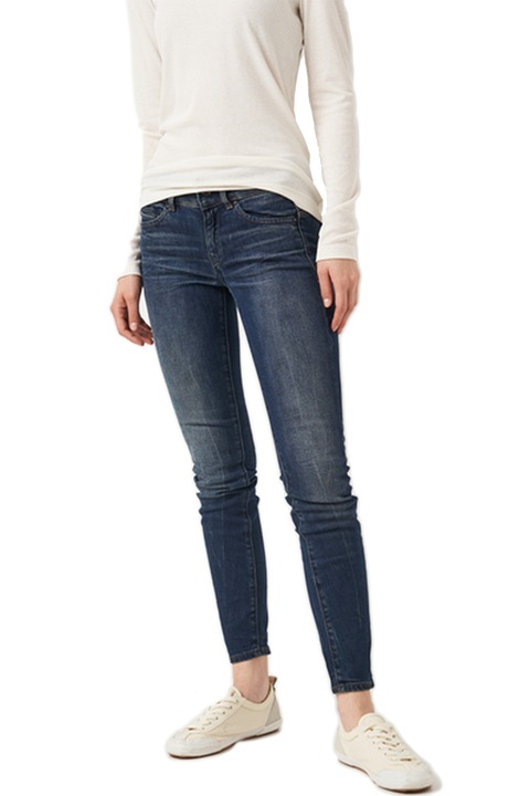 Blugi de damă G-Star RAW Midge Cody Mid Skinny, Struma Stretch Dark Aged, Bumbac, Bleumarin, Albastru inchis