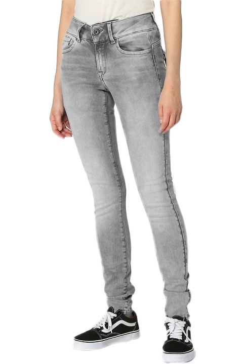 Blugi de dama G-Star RAW Midge Cody Mid Skinny, Slander Flint Superstretch, Gri, Gri