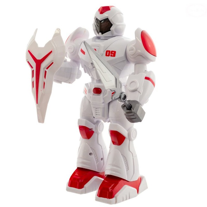 Robot de jucarie Eurobaby, 26cm, Multicolor