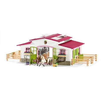 Set figurine Schleich - Centrul de calarie - SL42344 Set figurine Schleich - Centrul de calarie - SL42344