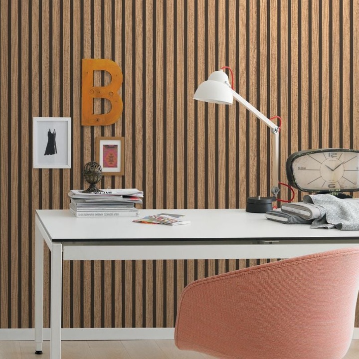 Riflaj többszínű famintás tapéta, 5,3nm, 10 x 0,53 m fautánzatú faldekor