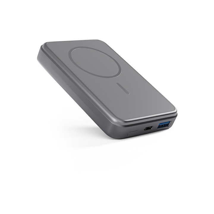 EPICO – 10 000mAh Alumínium (MagSafe kompatibilis) külső akkumulátor - Asztroszürke