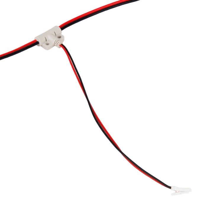 Cablu alimentare in T pentru sistem iluminat scari 2‑fire, DC24V, MiBoxer BS-TL