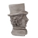Szürke kő virágcserép Férfi 15x16x24 cm