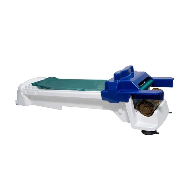 Instrument pentru rulat sarmale si sushi, alb/albastru