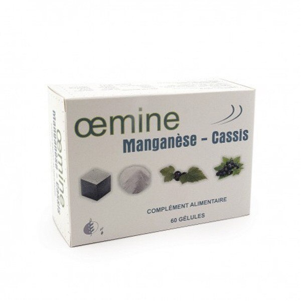 Oemine Manganese-Cassis, (Mangan din Coacaze negre), 60 Capsule
