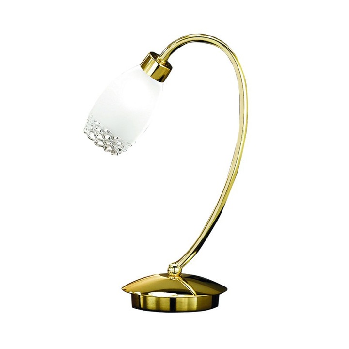 Veioza moderna aurie cu 1 brat Delicate LA 4-1062/1 MS, 1 x G9 max 28W, Orion Lighting Austria