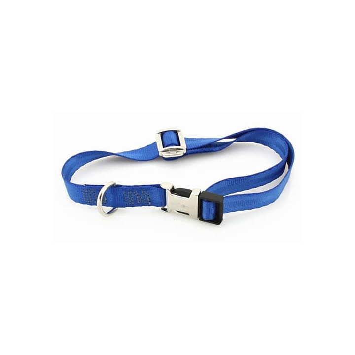 Petit Amis nylon gallér - kék - állítható - 2,5 cm x 38-63 cm