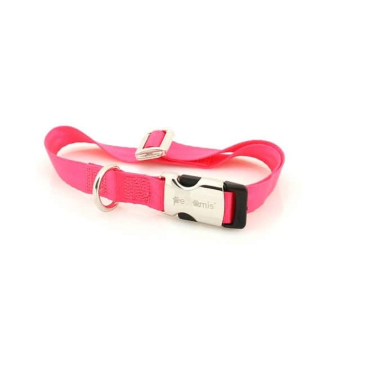 Petit Amis nylon gallér - rózsaszín - állítható - 2,5 cm x 38-63 cm