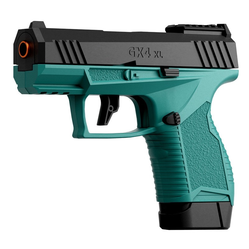 Pistol de jucarie GX4 XL, Cyrax, Negru Verde, 15x13x3.5cm, cu
