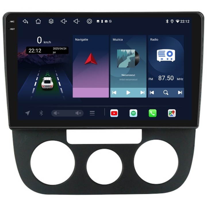 Navigatie PilotOn VW Jetta 3 2004-2011 10 inch 6GB 128GB 8 CORE