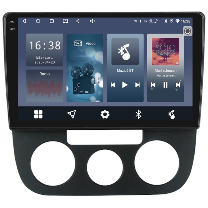 Piloton 10 hüvelykes GPS navigáció, 2 GB RAM, 32 GB tárhely, CarPlay, Android Auto, VW Jetta 2004-2011-hez