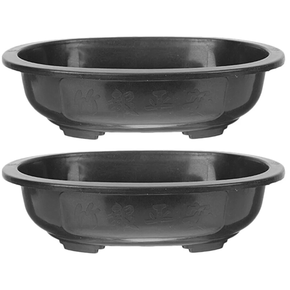 Ovlis bonsai cserp, 2 darab, manyag, 30,50x23,00x8,00cm, tbbszn
