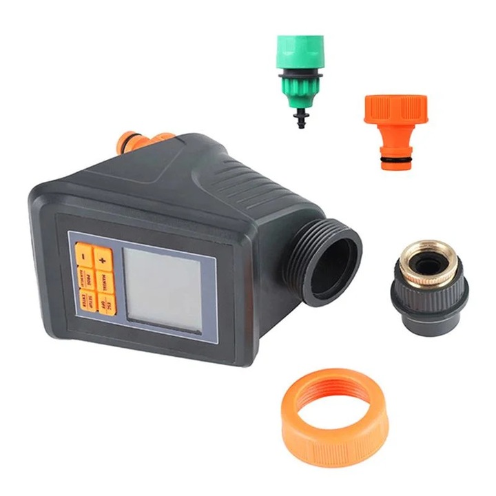 Програматор за поръсване, 12x11x9см, LCD, комплект за автоматизирано поливане