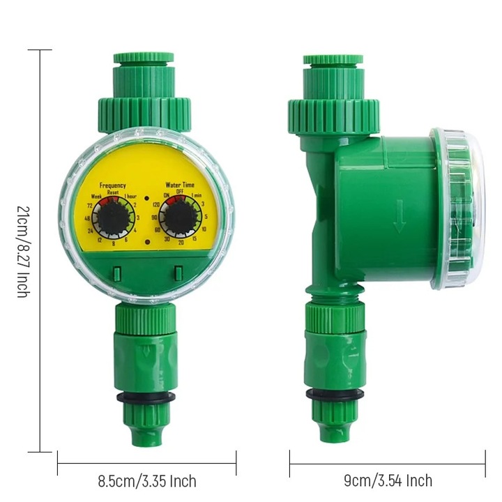 Програматор за поливна система, 2 канала, за градина, пестене на вода