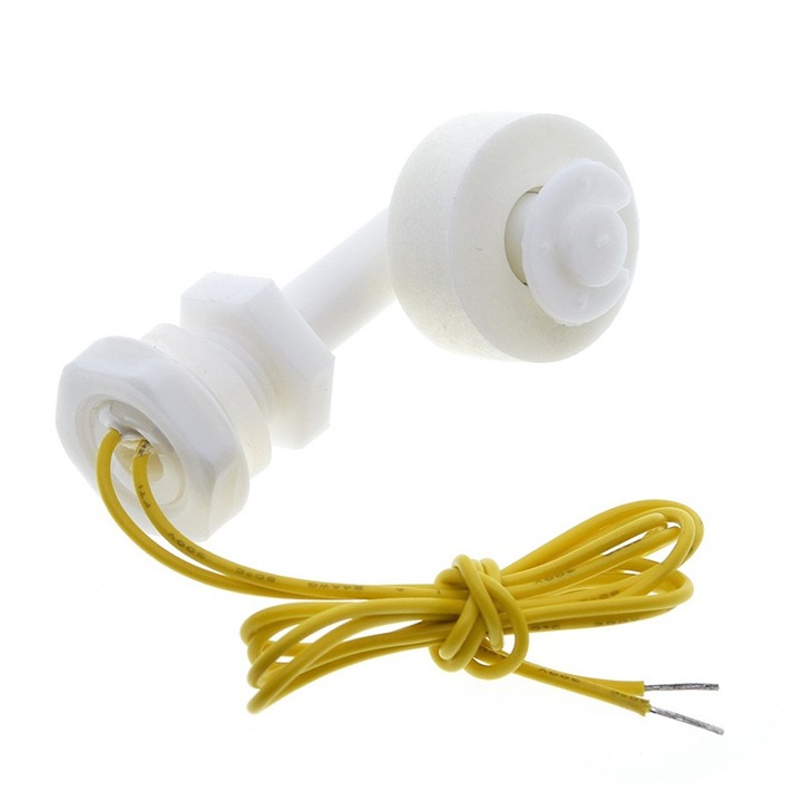 Senzor de nivel lichid cu plutitor in unghi drept pentru acvariu, bazine, hidroponie