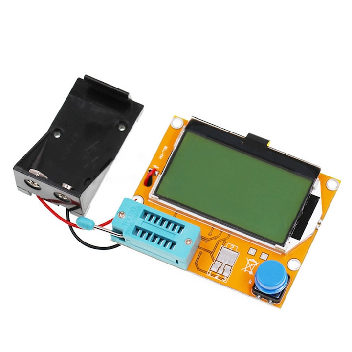 Tester tranzistori, diode, triode, condesatori cu display LCD, LCR-T4