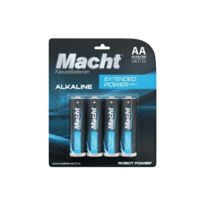 4 db-os bliszteres kiszerelésű autós elem, AA / LR6 típusú, cellás