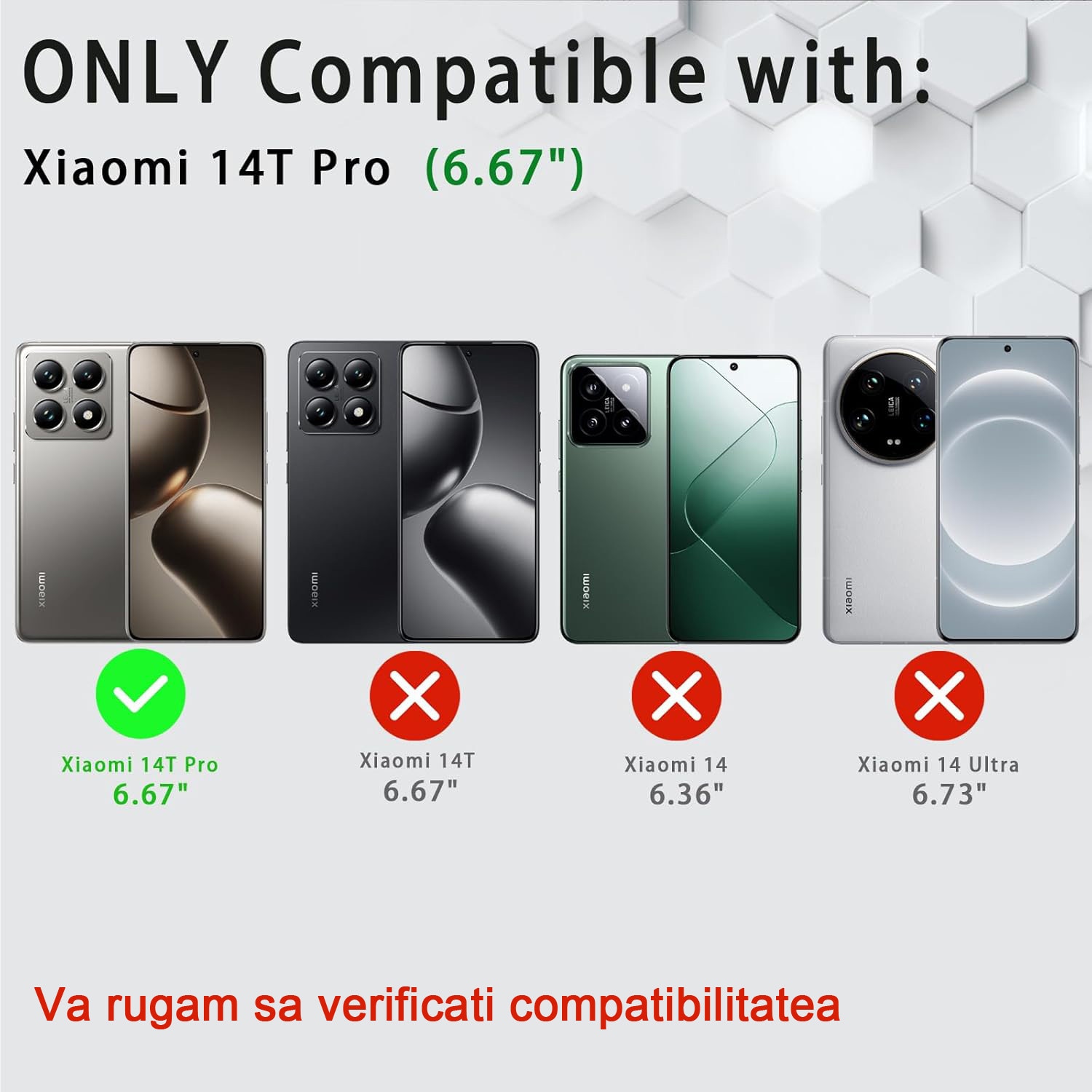 Husa telefon mobil pentru Xiaomi 14T Pro, Suport rotativ la 360°, Protectie lentile, Cu suport magnetic rezistent la socuri, Oududianzi, TPU/PC, Negru