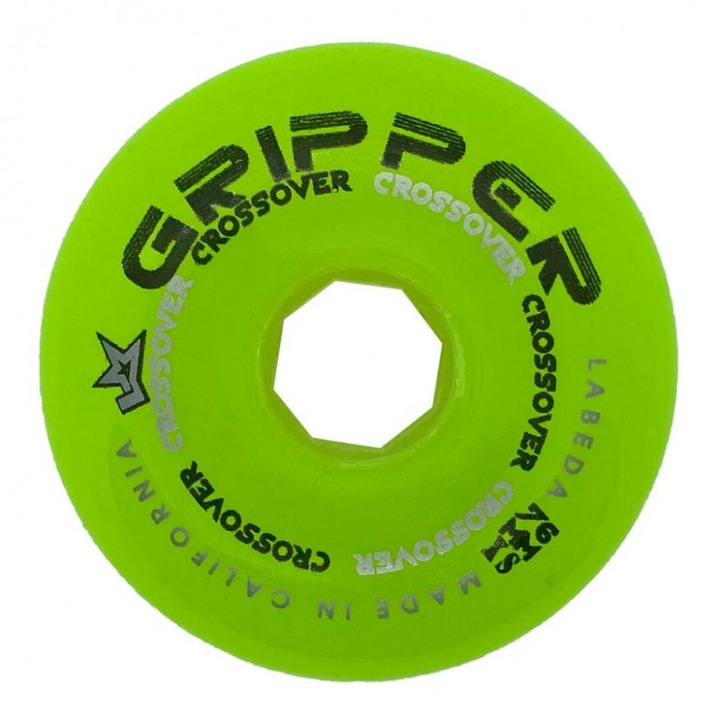 LABEDA Gripper X-Soft 4 db-os görkorcsolya kerék (zöld, 76 mm)