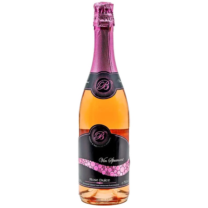 Spumant Festiv Rose Dulce, Domeniile Bohotin, 750ml