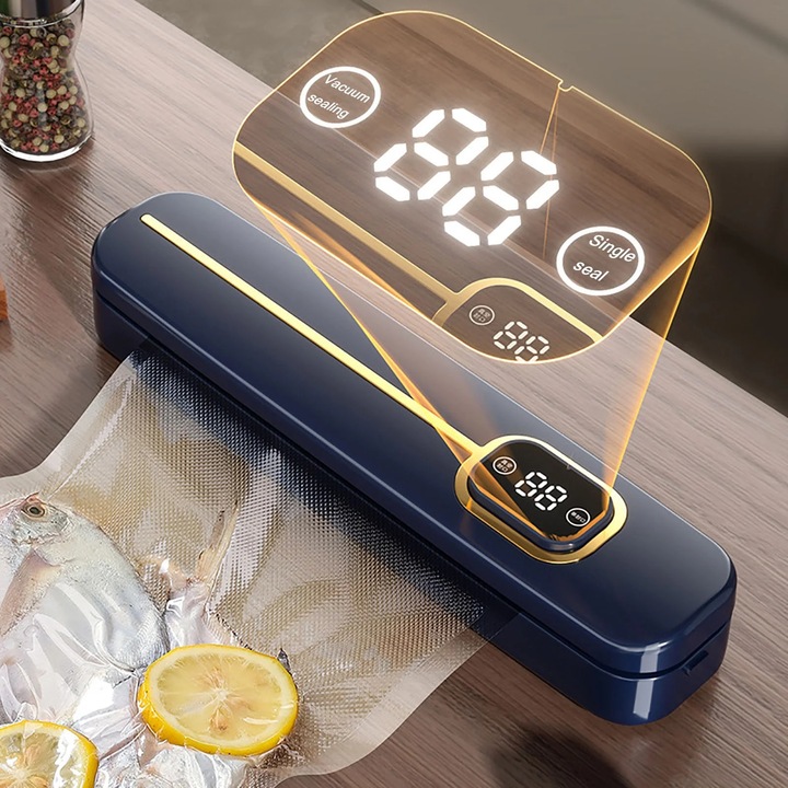 Aparat de vidat portabil YANYXR, mini, albastru, 35x8x6cm