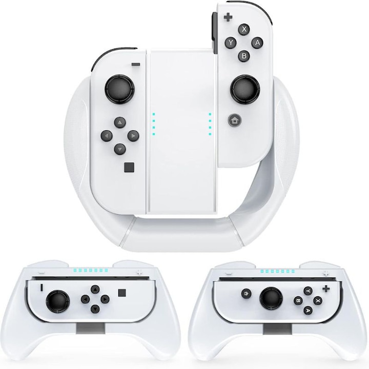 Mooroer Joy-Con Markolat És Versenykormány 3 db - Fehér