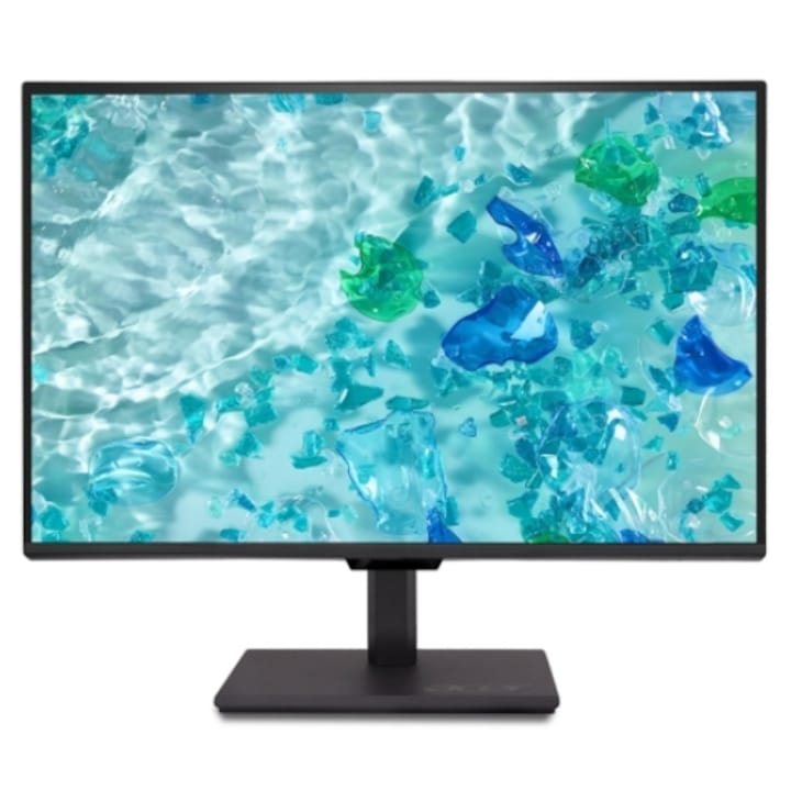 Monitor IPS LED Acer Vero 23.8" B248YGBemiqpruzx, Full HD 1920 x 1080, HDMI, DisplayPort, Hangszórók, Pivot, 120 Hz, 4 ms Fekete