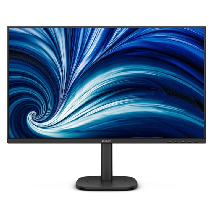 Monitor IPS LED Philips 27" 27B2U3601/00, QHD 2560 x 1440, HDMI, DisplayPort, hangszórók, Pivot fekete