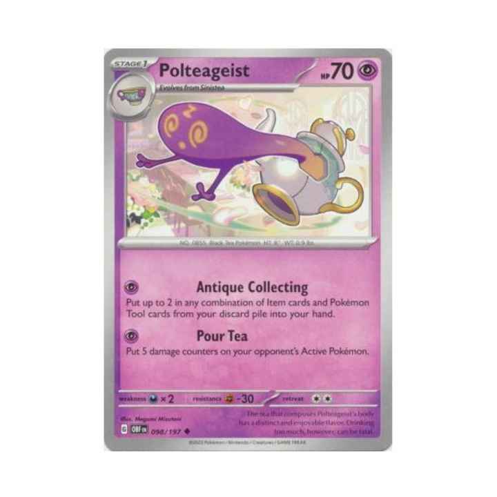 Carte Pokemon Obsidian Flames 098/197 Polteageist