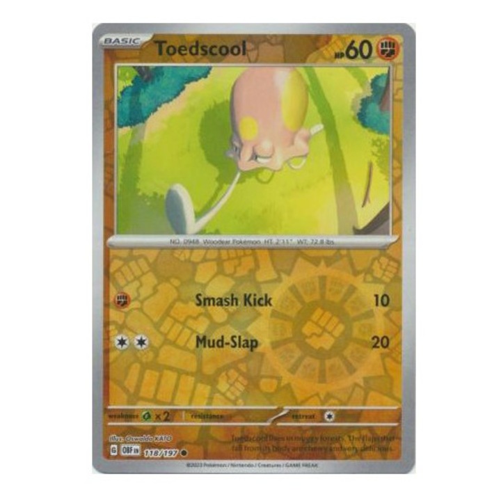 Pokémon könyv, Toedscool 118/197