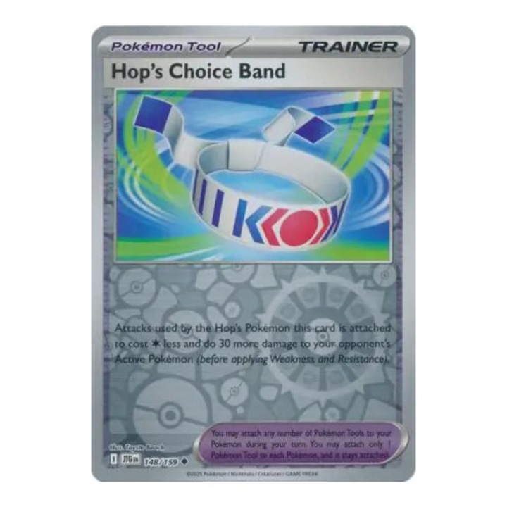 Pokémon kártyák, Hop's Choice Band, fordított holografikus kártya, Journey Together, Új-Mexikó