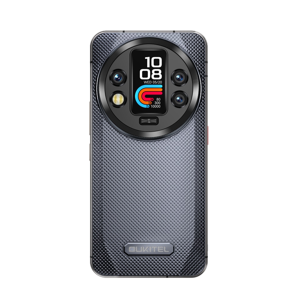 Telefon mobil Oukitel WP200 Pro, Dual SIM, 5G, Octa-Core Mediatek Dimensity 8200, 6.7-inch AMOLED 120Hz, 72GB RAM (24GB + 48GB ext), 1TB, NFC, IP68, Modul Detasabil Smart Band Screen, Android 15