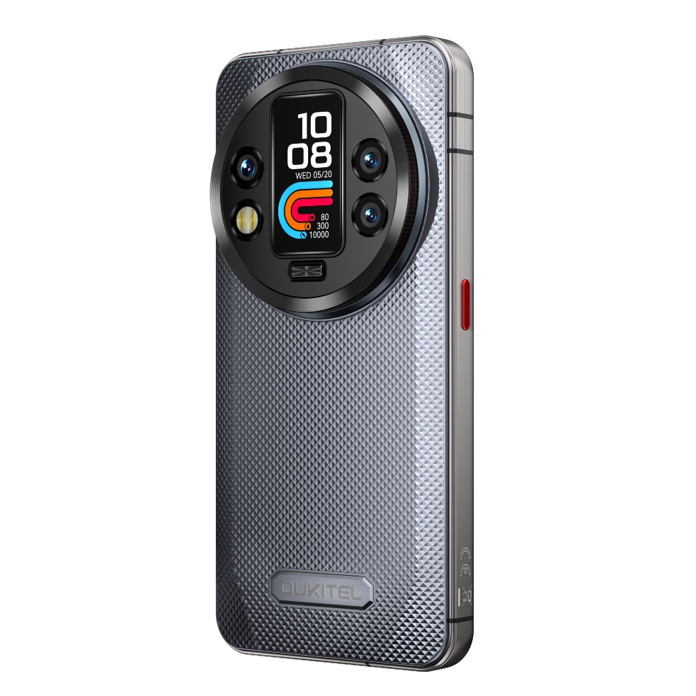 Telefon mobil Oukitel WP200 Pro, Dual SIM, 5G, Octa-Core Mediatek Dimensity 8200, 6.7-inch AMOLED 120Hz, 72GB RAM (24GB + 48GB ext), 1TB, NFC, IP68, Modul Detasabil Smart Band Screen, Android 15