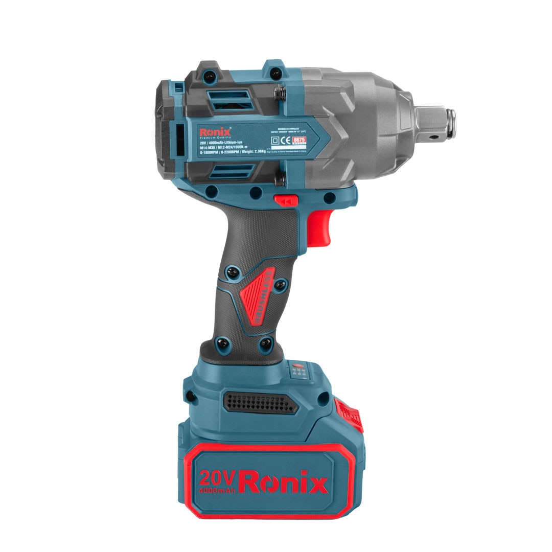RONIX 8675 - Surubelnita cu impact Li-ion 20V, 1000 Nm, 3/4