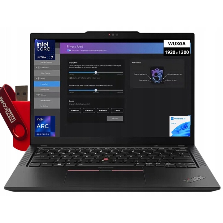 Laptop, Lenovo ThinkPad X13 G5 Ultra 7", 32GB DDR5, 4TB SSD, 1920x1200 IPS, Win11