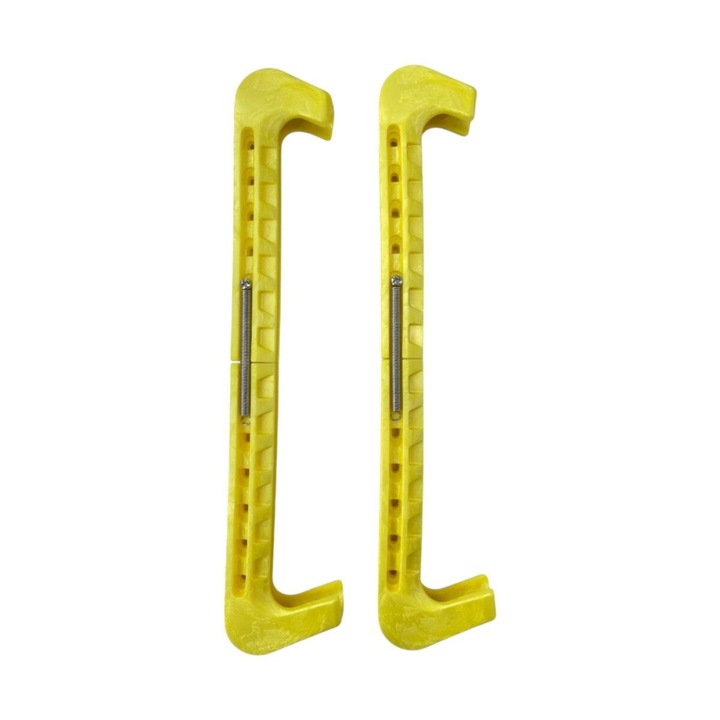 Protectie pentru marginea patinelor artistice, Edea, arc perlat, galben, 1 pereche, cu suruburi si arc