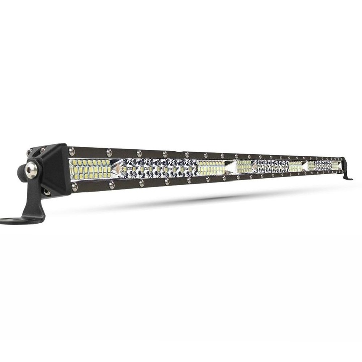 Led Bar – 13500lm, 78cm, 270W, 90 LED, Ultra Slim (3cm), 12V / 24V, Combo Beam (Flood & Spot), Suporti inclusi