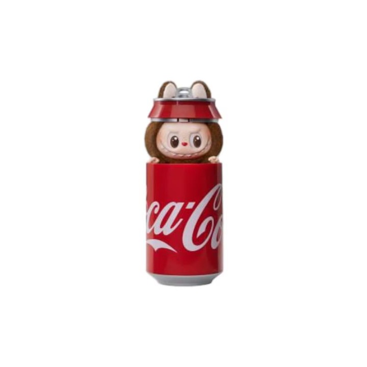 Фигурка Labubu, серия Coca-Cola Monster Mysterious Guests, 17 см, 4+ години