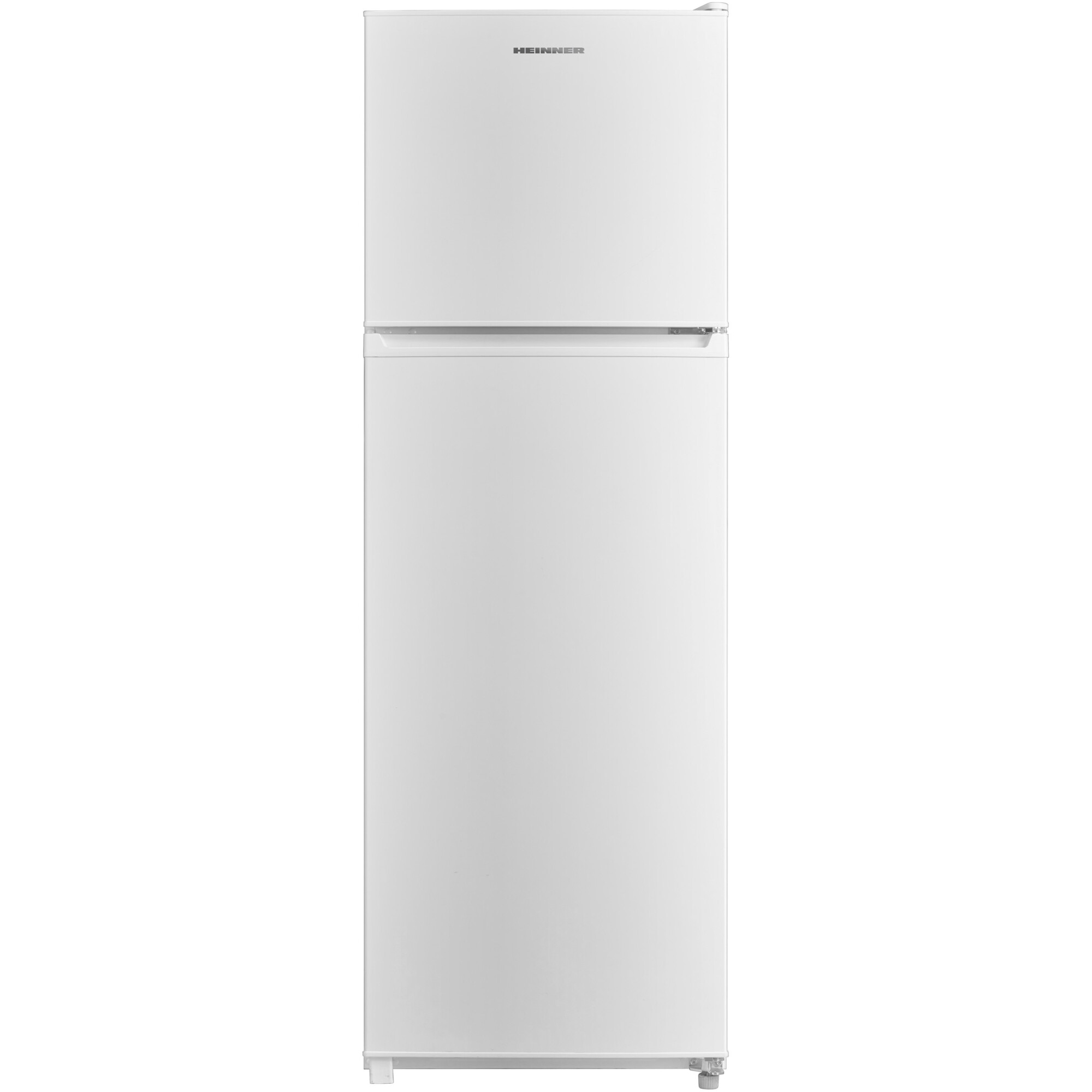 Frigider Cu Doua Usi Heinner HF-M294E++, 294l (225+69), Clasa Energetica E, Termostat Ajustabil, Lumina Led, Rafturi De Sticla, Alb